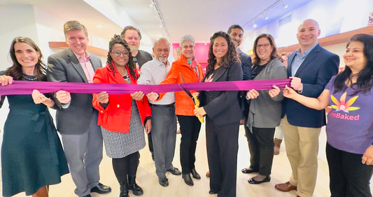 OmBaked CBD Boutique Cuts Ribbon On New Shop At Lake Anne Plaza