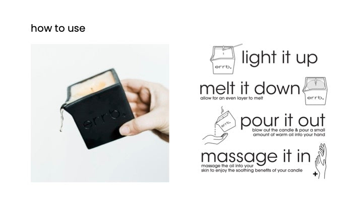 Massage Candles, errbshop