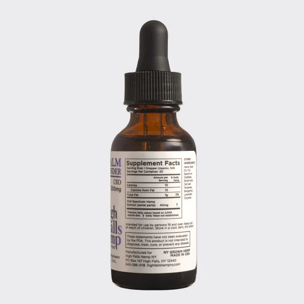 Tincture, Calm - Full Spectrum from High Falls