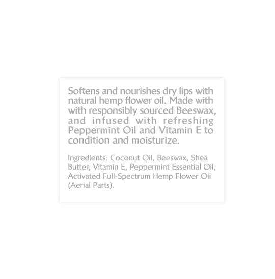 Lip Balm, Mint - Full Spectrum from MiraFlora