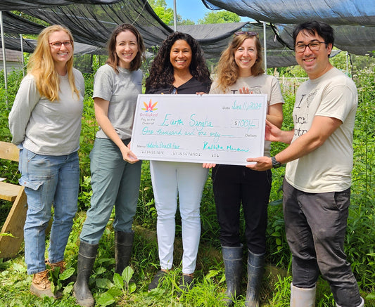 OmBaked CBD Boutique Donates $1,001.00 to Earth Sangha