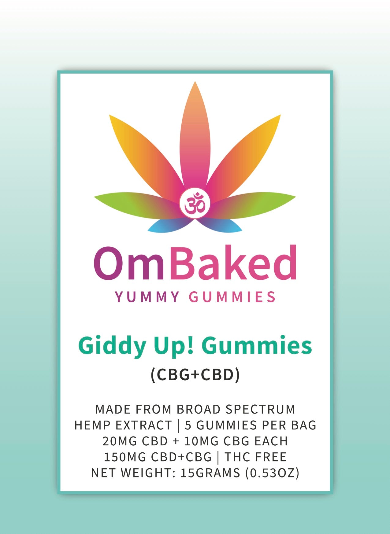 OmBaked Yummy Gummies - Giddy Up! Gummies