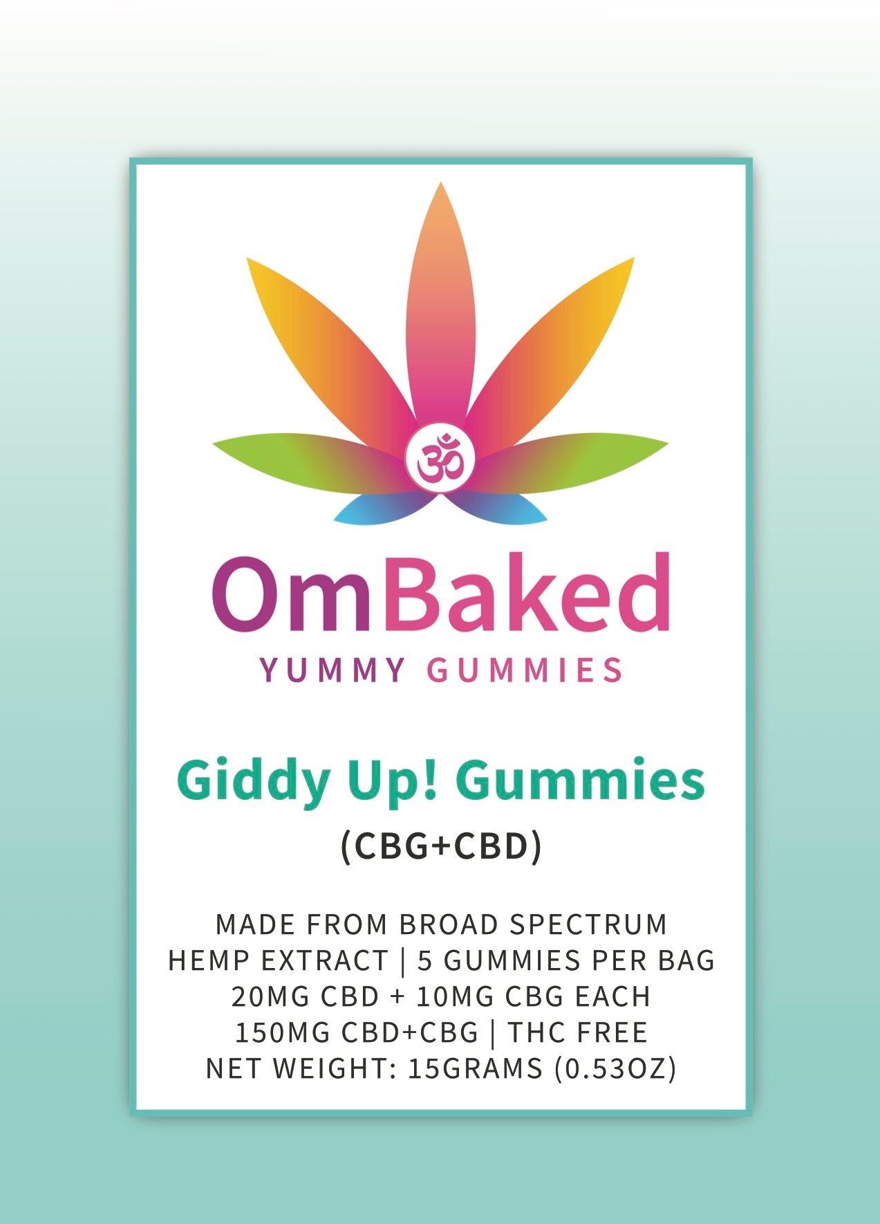 OmBaked Yummy Gummies - Giddy Up! Gummies