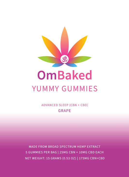 OmBaked Yummy Gummies - Advanced Sleep