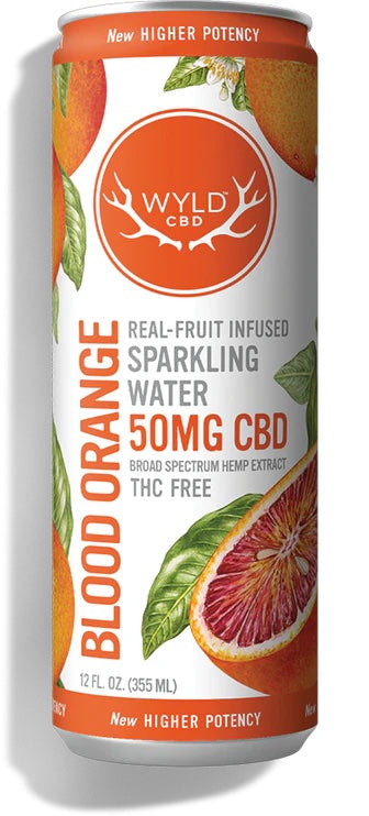 Sparkling Water - Broad Spectrum from Wyld - 50mg CBD (in store & pick up only)