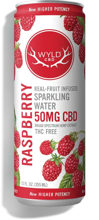 Sparkling Water - Broad Spectrum from Wyld - 50mg CBD (in store & pick up only)