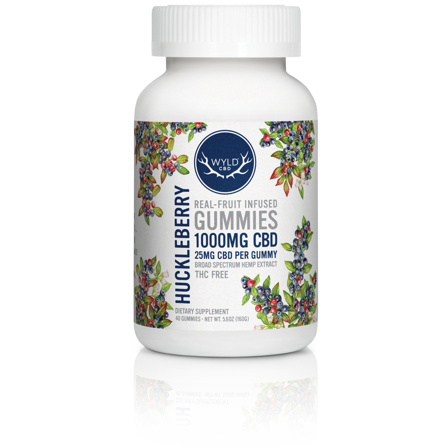 Gummies, Huckleberry - Broad Spectrum from Wyld