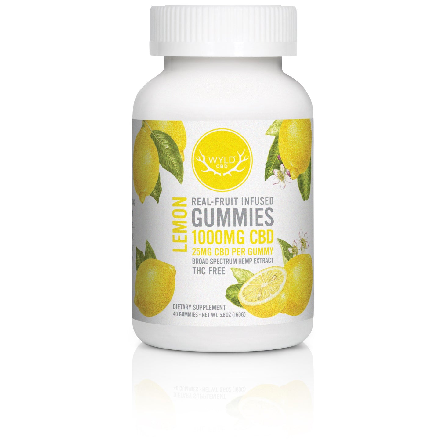 Gummies, Lemon - Broad Spectrum from Wyld