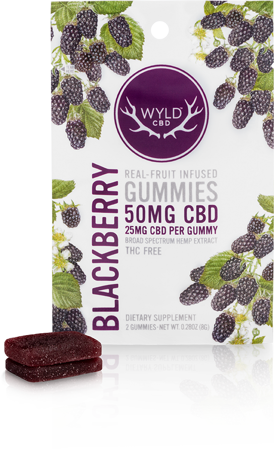 Gummies, Blackberry - Broad Spectrum from Wyld