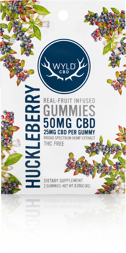 Gummies, Huckleberry - Broad Spectrum from Wyld