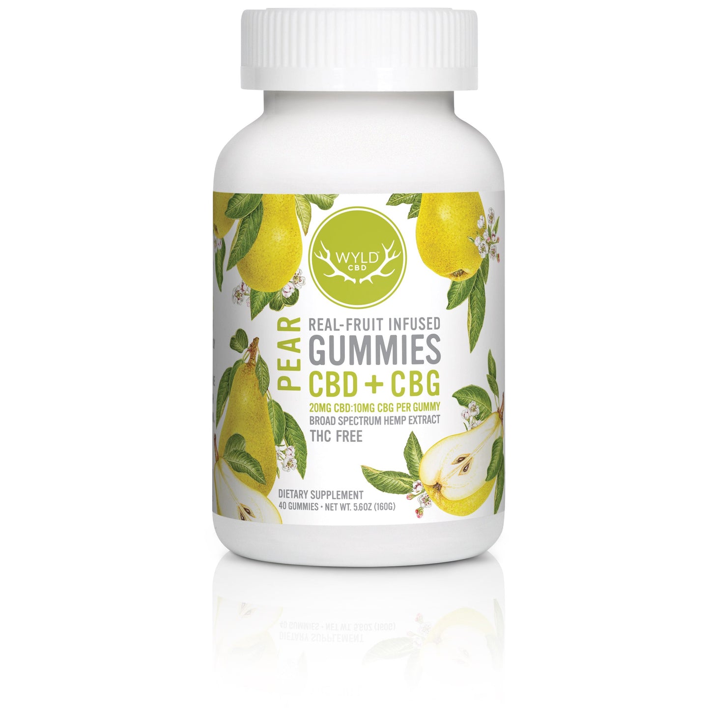 Gummies, Pear - Broad Spectrum from Wyld