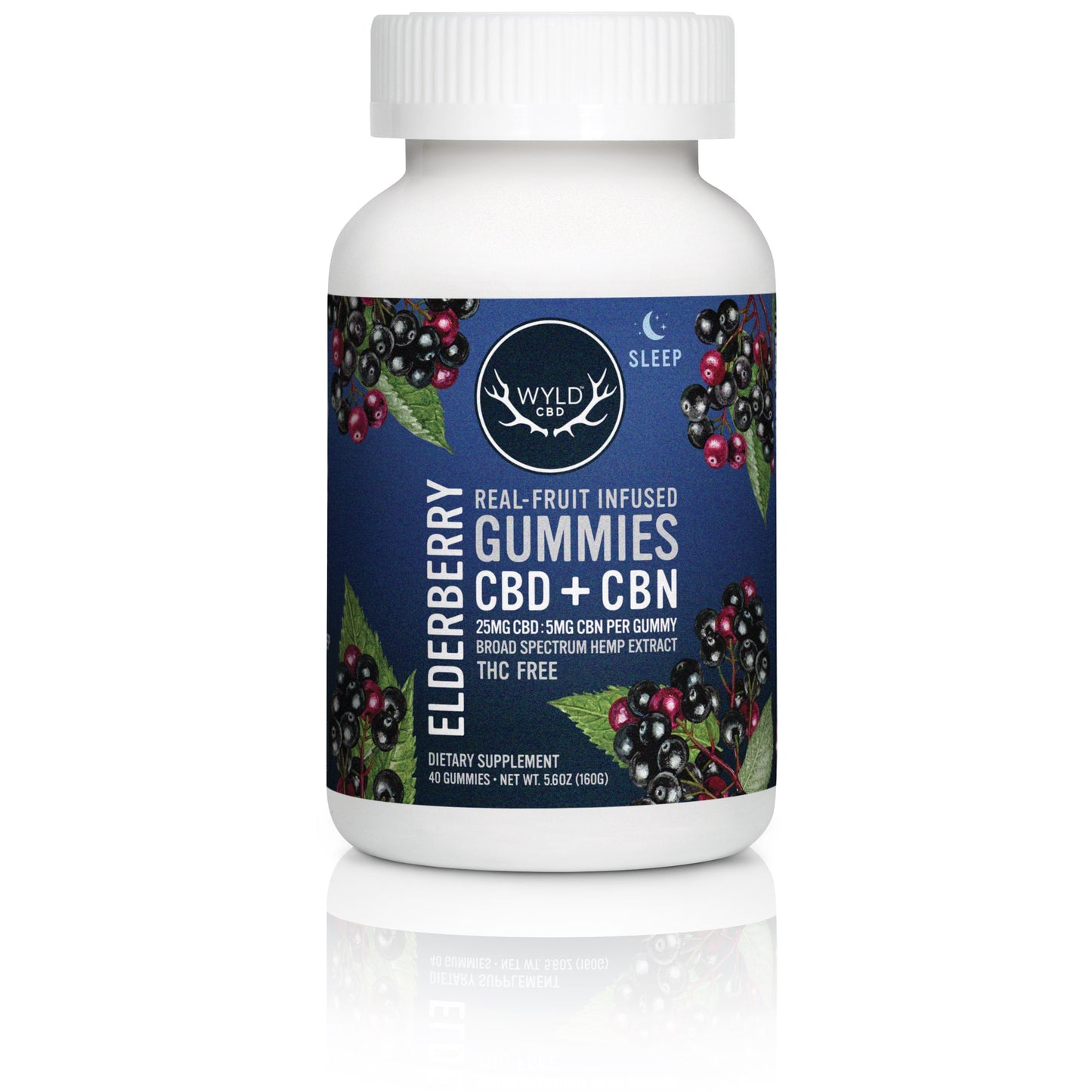 Gummies, Elderberry - Broad Spectrum from Wyld